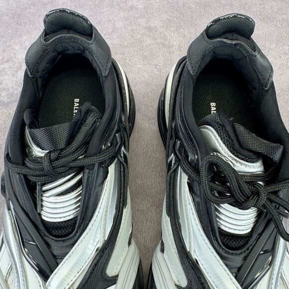 Balenciaga Sneakers Women’s Black and White Tyrex Shoes NEW 6 - Picture 6 of 12